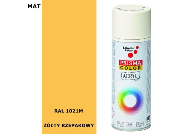 Schuller spray maling mat - Prisma Color RAL 1021M