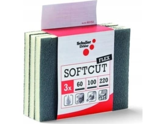 Schuller slibesvamp - 3 Softcut Flex SET