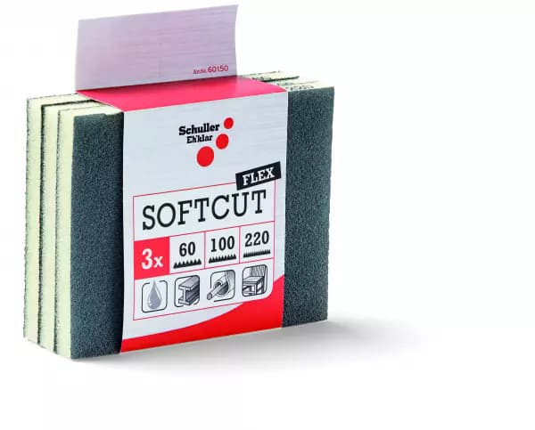 Schuller slibesvamp - 3 Softcut Flex SET