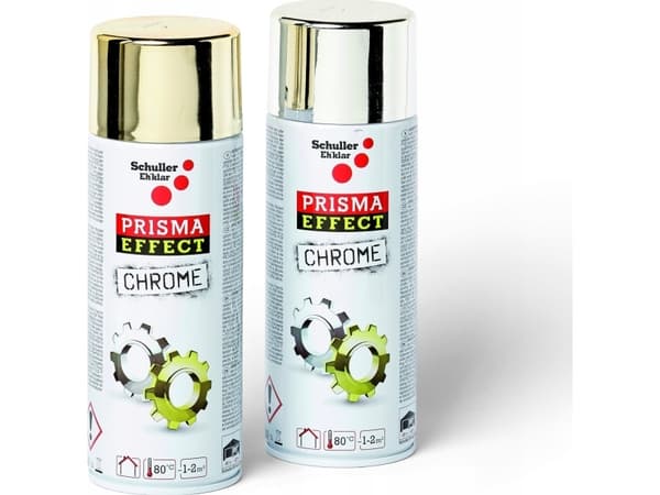 Schuller spraymaling - Prisma Effect Chrome gold