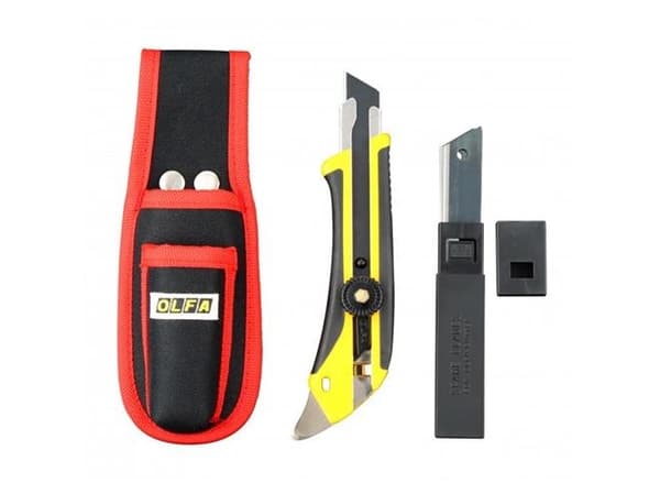 Olfa L-5 Kniv + LBB5 - ekstra blade + skede - 1626352