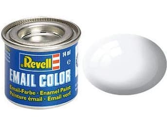 Revell White, glans RAL 9010 14 ml-tin, vit, 1 st