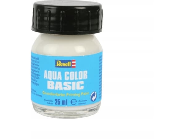 Revell akrylmaling hvit glassbeholder 25 ml (39622)