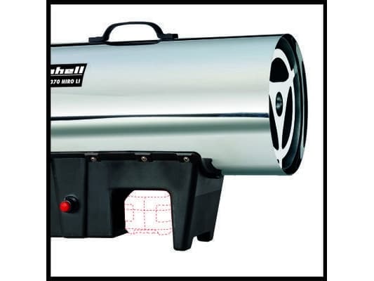 Einhell HGG 200 Niro Vario, Hot air gun, Straight handle, Black, Silver, AC, 38 W, 220 - 240 V - SOLO