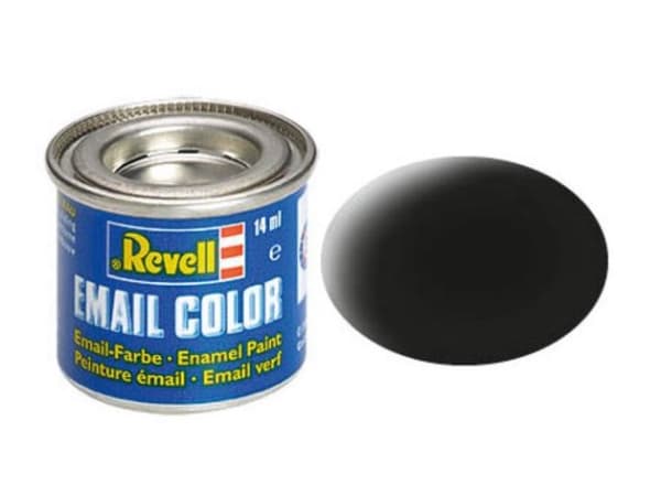 Farba Email Color 08 Black Mat 14ml