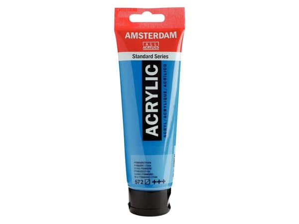 Amsterdam Standard Series Acrylic Tube Primary Cyan 572