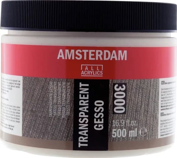 Amsterdam Transparent gesso 3000 jar