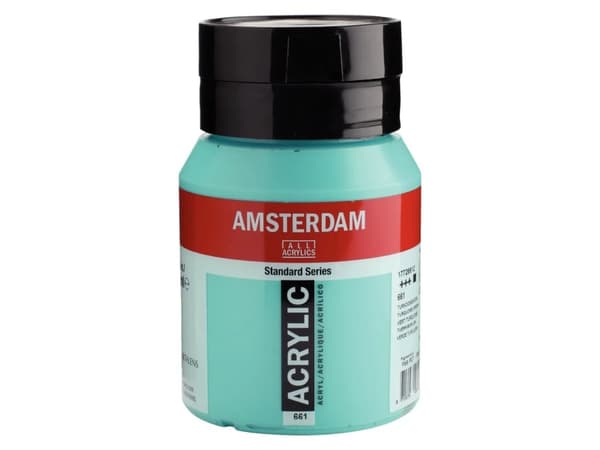 Amsterdam Standard Series Akrylkrukke 500 ml Turkisgrønn 661