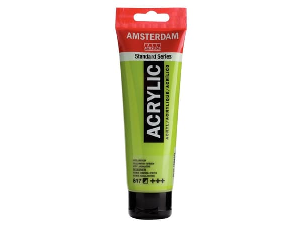 Amsterdam Standard Series Acrylic Tube Yellowish Green 617