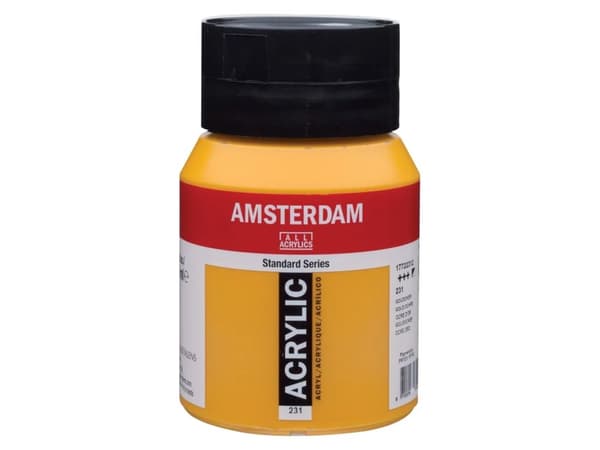 Amsterdam Standard Series Akrylglas 500 ml Guldockra 231