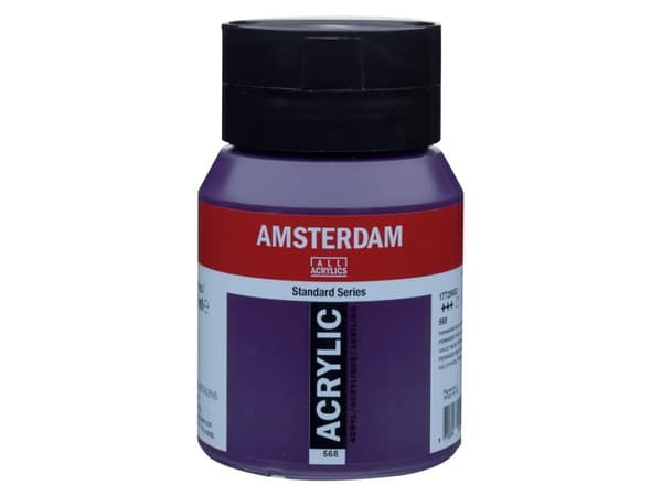 Amsterdam Standard Series Akryylipurkki 500 ml Pysyvä sininen violetti 568