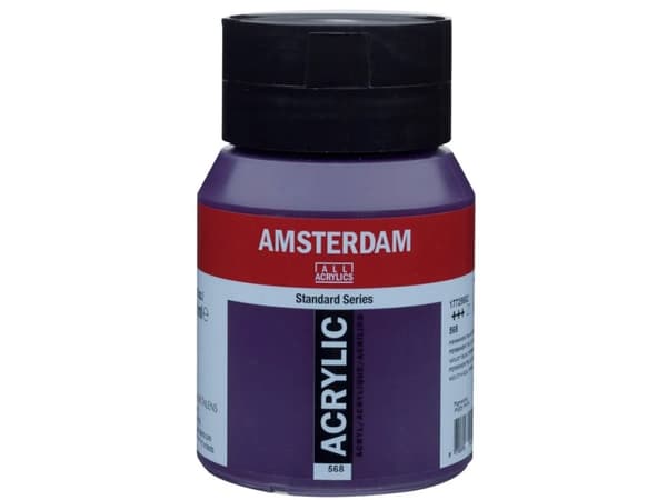 Amsterdam Standard Series Akryylipurkki 500 ml Pysyvä sininen violetti 568