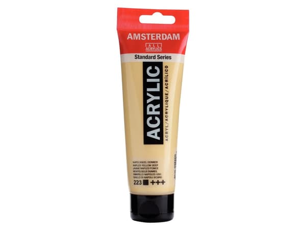 Amsterdam Standard Series Acrylic Tube Naples Yellow Deep 223