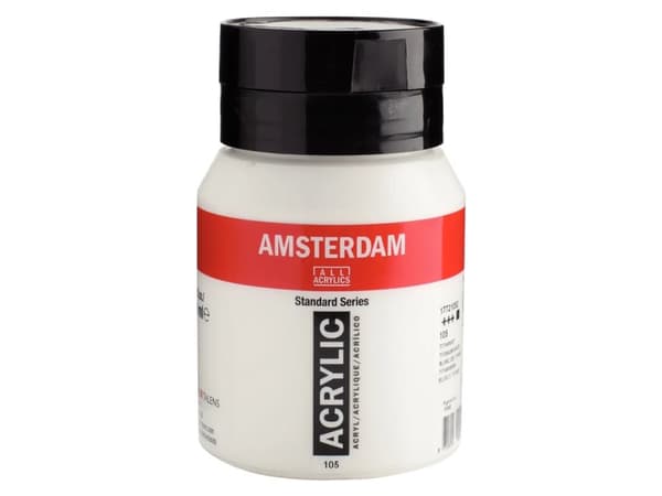 Amsterdam Standard Series Acrylic Jar Titanium White 105
