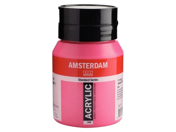 Artequipment Amsterdam Standard Series Acrylic Jar Quinacridone Rose 366