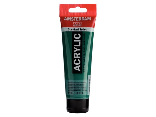 Amsterdam Standard Series Acrylic Tube Permanent Green Deep 619