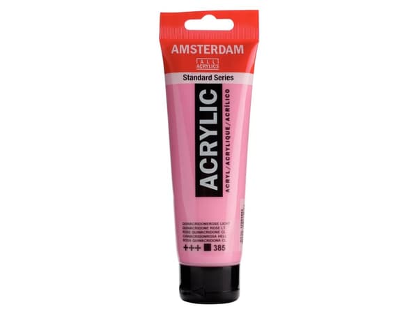 Amsterdam Standard Series Acrylic Tube Quinacridone Rose Light 385