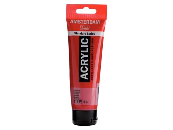 Amsterdam Standard Series Acrylic Tube Carmine 318