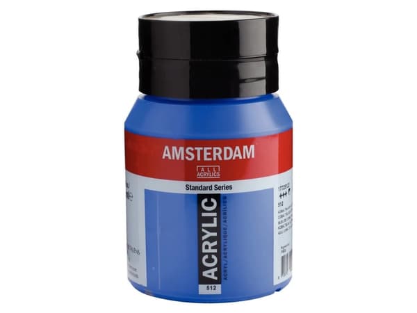 Amsterdam Standard Series Akrylkrukke 500ml Koboltblå (Ultramarin) 512