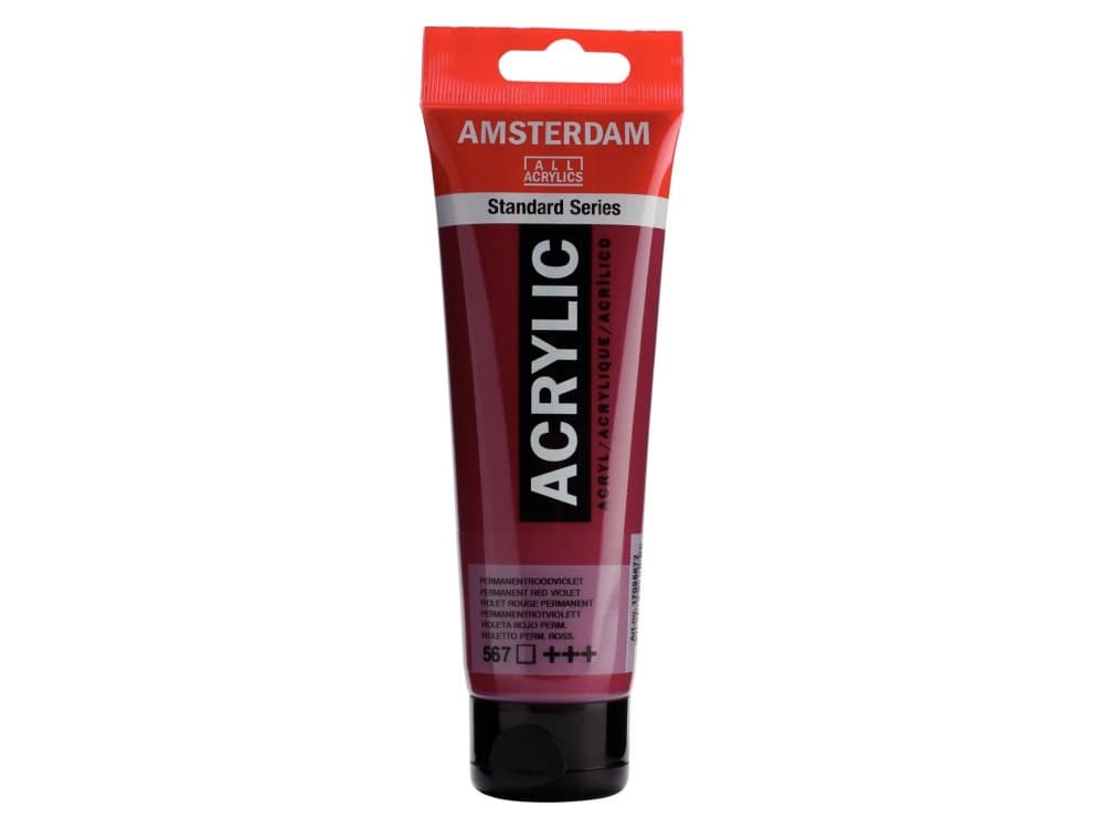 Amsterdam Standard Series Acrylic Tube 120 ml Permanent Red Violet 567