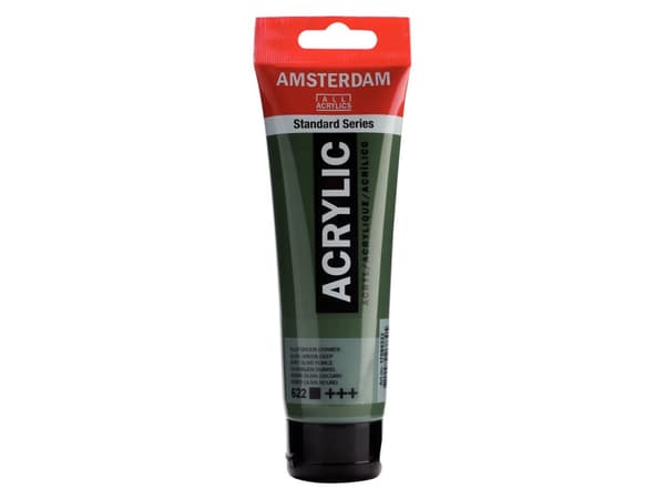 Amsterdam Standard Series Akrylrör 120 ml Olivgrön Deep 622
