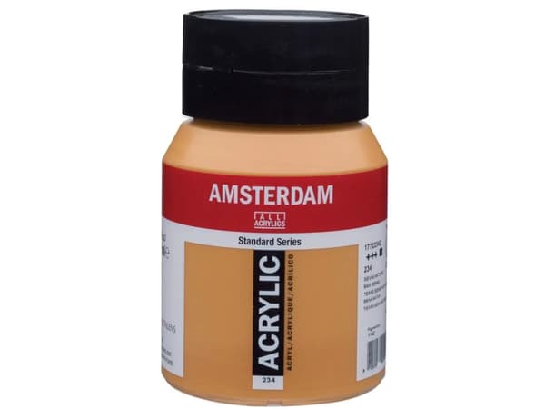 Amsterdam Standard Series akryylipurkkiin 500 ml Raw Sienna 234