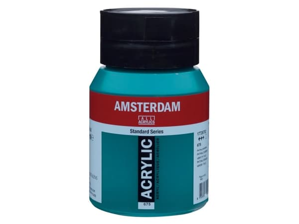 Amsterdam Standard Series Akrylkrukke 500 ml Phthalo Green 675