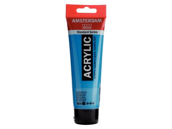Artequipment Farba akrylowa TALENS AMSTERDAM 120ml 564 - BRILLANT BLUE uniw