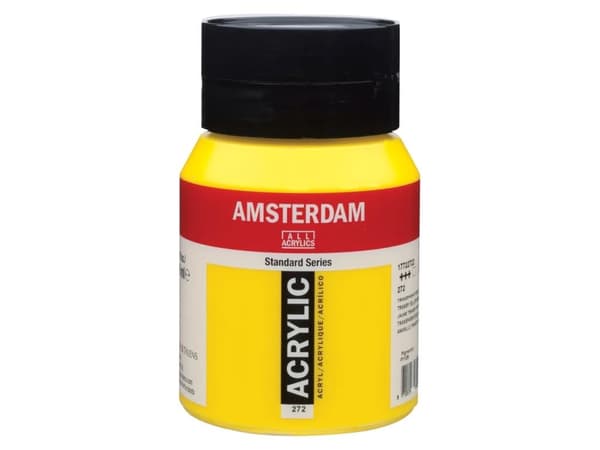 Amsterdam Standard Series Acrylic Jar Transparent Yellow Medium 272