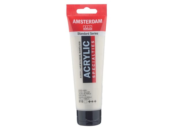 Amsterdamin standardisarjan akryyliputki 120 ml Helmiäiskeltainen 818