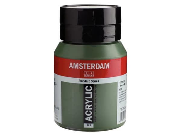 Amsterdam Standard Series Akrylglas 500 ml Olivgrön Deep 622