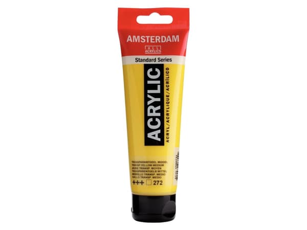 Amsterdam Standard Series Acrylic Tube Transparent Yellow Medium 272