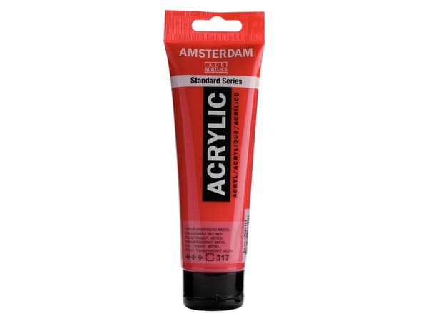 Amsterdam Standard Series Acrylic Tube Transparent Red Medium 317