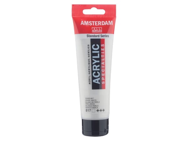 Amsterdam Standard Series Acrylic Tube Pearl White 817