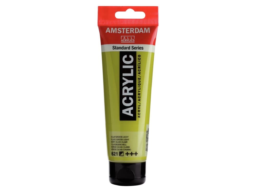 Amsterdam Standard Series Acrylic Tube 120 ml Olive Green Light 621