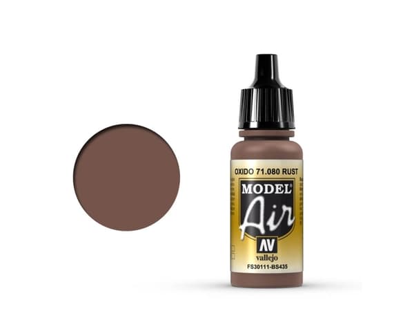 Vallejo 71.080, 17 ml, Brun, Matt, Flaska
