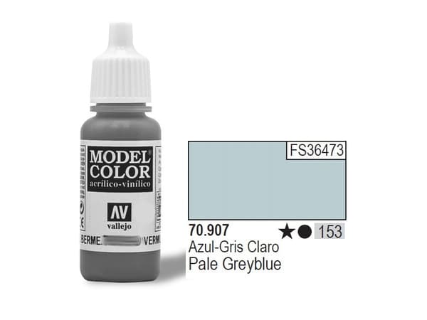 Vallejo 70.907, 17 ml, Blå, Matte, Flaske