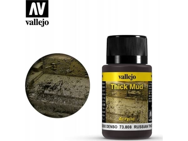 Vallejo Vallejo: 73.808 - Weathering FX - Thick Mud - Russian (40 ml)