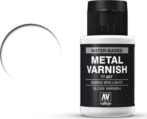 Vallejo 77.657, Metallisk, Gloss, 32 ml, Plastflaske