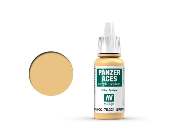 Vallejo 70.321, 17 ml, Gult, Matte, Flaske