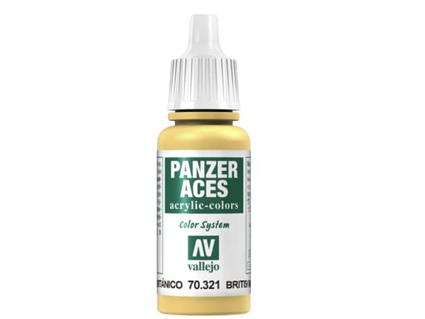 Vallejo 70.321, 17 ml, Gult, Matte, Flaske