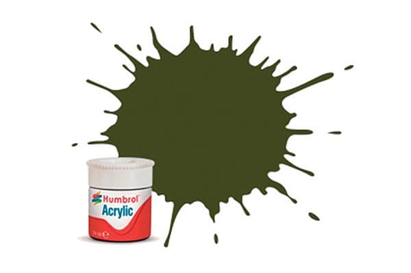 Acrylic maling olive drab 14ml - Mat - replaced