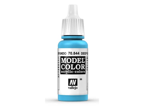 Vallejo 70.844, 17 ml, Blå, Matt, Flaska
