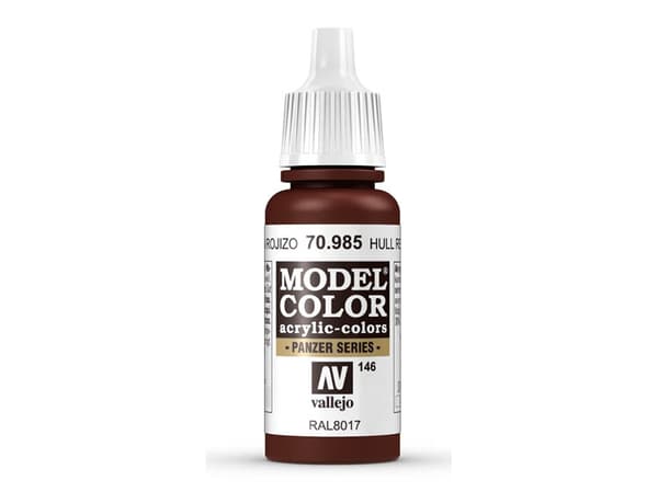 Vallejo 70.985, 17 ml, Rød, Matte, Flaske