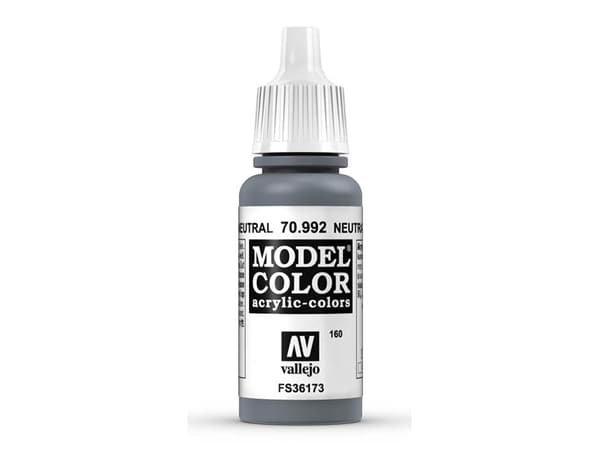 Vallejo 70.992, 17 ml, Harmaa, Matta, Pullo