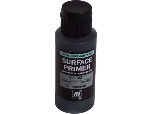 Primer akryl-polyuretan 60ml. sort/grå