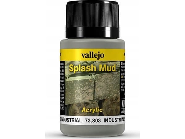 Vallejo Vallejo: 73.803 - Weathering FX - Splash Mud - Industrial (40 ml)
