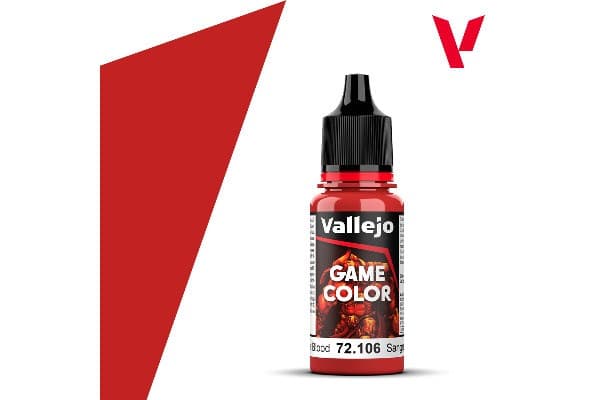 Vallejo Vallejo: 72.106 - Game Color - Scarlet Blood (18 ml)