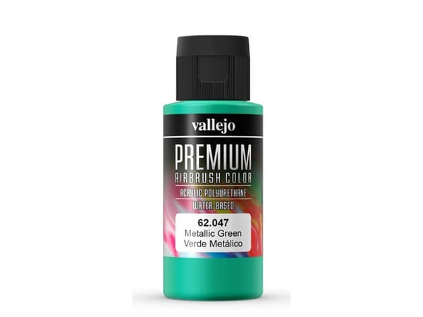 Vallejo 62.047, 60 ml, Grön, Metallisk, Flaska