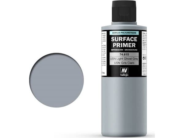 Vallejo 74.615, Grunning, Metall, Plastikk, Polyvinylklorid (PVC), Flaske, Messing, Metall, Plastikk, Tre, Grå, Matt